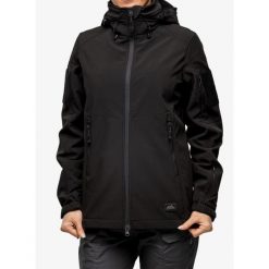 Kurtka softshell damska Helikon-Tex Gunfighter Woman's Jacket. Czarne kurtki sportowe damskie HELIKON-TEX, s, bez wzorów, z softshellu, bez ramiączek, bez kaptura, trekkingowe. Za 482.99 zł.