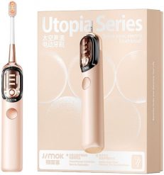 Szczoteczka Soniczna do Zębów Jimok J7 Mirror Pink IPX7 Różowa + 4 Końcówki. Czerwone szczoteczki soniczne NoName. Za 179.28 zł.