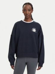 BOSS Bluza C Ever 6 50567113 Granatowy Oversize. Niebieskie bluzy damskie Boss, s, bez wzorów, z bawełny, bez ramiączek, bez kaptura. Za 554.99 zł.