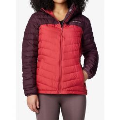 Kurtka puchowa damska Columbia Westridge Hooded Down Jacket. Czerwone kurtki sportowe damskie Columbia, m, bez wzorów, z puchu, bez ramiączek, bez kaptura, trekkingowe. Za 496.99 zł.