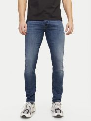 Jack & Jones Jeansy Iglenn Fox 12250486 Niebieski Slim Fit. Niebieskie jeansy męskie Jack & Jones, z bawełny. Za 229.99 zł.