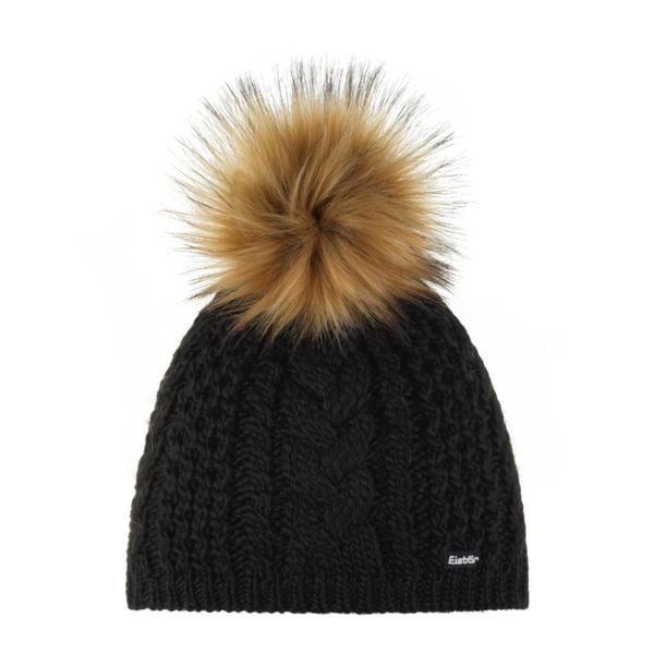 Czapka Eisbar Afra Lux MÜ. Czarne czapki damskie Eisbar, na zimę, bez wzorów, z materiału, eleganckie. Za 179.99 zł.