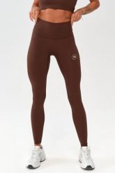 Damskie legginsy sportowe fitness Rough Radical Zoya Classic. Brązowe legginsy damskie ROUGH RADICAL, bez wzorów, z elastanu. Za 135.92 zł.