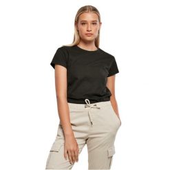 Koszulka damska Urban Classics Boxy GT. Czarne koszulki sportowe damskie Urban Classics, bez wzorów, bez ramiączek. Za 160.50 zł.