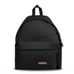 Plecak Eastpak Padded Pak'r czarny. Czarne plecaki damskie Eastpak, bez wzorów, z materiału, sportowe. W wyprzedaży za 79.99 zł.