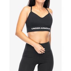 Biustonosz sportowy Under Armour UA Vanish Seamless Low Bra. Czarne bielizna sportowa damska Under Armour, l, bez wzorów. Za 140.99 zł.