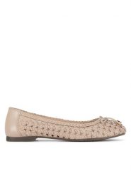 Lasocki Baleriny CEO-WI45-550-01 Beżowy. Brązowe balerinki damskie Lasocki, bez wzorów, ze skóry, bez obcasa, bez zapięcia. Za 199.99 zł.