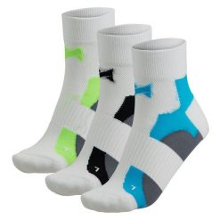 Skarpetki rowerowe do kostki - Multi White - 3 pary. Białe skarpetki damskie Xtreme, bez wzorów, z elastanu. Za 134.79 zł.