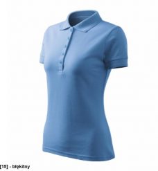 Pique Polo Free - ADLER - Pique Polo Free - Koszulka polo damska, 200 g/m2, 65 % bawełna, 35 % poliester - błękitny 2XL. Niebieskie bluzki damskie MALFINI, m, bez wzorów, z bawełny, bez kołnierzyka, bez ramiączek. Za 52.95 zł.