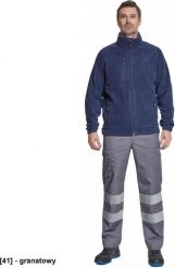 Kurtka męska CERVA BHADRA FLEECE - kurtka granatowy L. Niebieskie kurtki męskie CERVA, l, bez wzorów, bez kaptura. Za 74.69 zł.