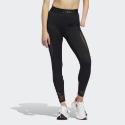 Legginsy treningowe damskie Adidas Th H.Rdy. Czarne legginsy damskie Adidas, bez wzorów, z elastanu. Za 186.00 zł.