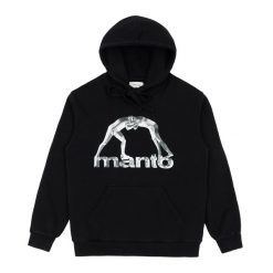 Bluza MANTO Metal 24. Czarne bluzy damskie Manto, xl, bez wzorów, sportowe, bez ramiączek, bez kaptura. Za 289.99 zł.