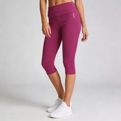 Granatowe legginsy Softee Impulse Capri. Czerwone legginsy damskie Softee, bez wzorów, z elastanu. Za 135.00 zł.