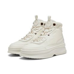 Buty Sportowe Damskie Puma Mayra Frosted. Białe obuwie sportowe damskie Puma, bez wzorów, z materiału, bez zapięcia, trekkingowe. Za 602.00 zł.