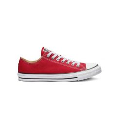 Buty na co dzień trampki unisex CONVERSE CHUCK TYLOR ALL STAR niskie. Czerwone trampki i tenisówki damskie Converse, bez wzorów, retro, bez zapięcia. Za 269.00 zł.