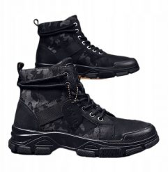 Buty TREKKINGOWE TAKTYCZNE WOJSKOWE MILITARNE Wodoodporne CAŁOROCZNE 41. Trekkingi męskie ITIMPORT, bez zapięcia. Za 242.05 zł.