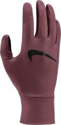 Nike Rękawiczki damskie do biegania Nike Dri-Fit brązowe N1002219206 M. Brązowe rękawiczki damskie Nike, bez wzorów. Za 150.11 zł.