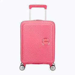 Walizka podróżna American Tourister Soundbox Mini 47 22. Czerwone walizki damskie American Tourister, bez wzorów, z materiału. Za 399.99 zł.