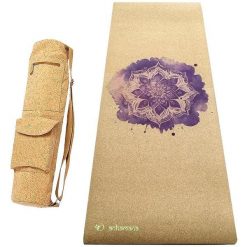 Mata do jogi korka Hi-tech 6mm +Torba z korka, 3 materiały dla większej wygody. Brązowe torby na ramię męskie ACHAMANA, z bawełny, na ramię, duże. Za 529.00 zł.