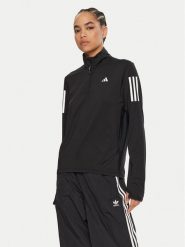 Adidas Bluza techniczna Own the Run IK7440 Czarny Regular Fit. Czarne bluzy damskie Adidas, xl, bez wzorów, z syntetyku, sportowe, bez ramiączek, bez kaptura. Za 189.99 zł.