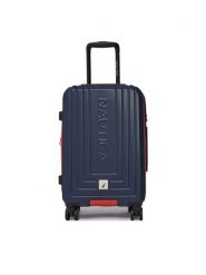 Nautica Walizka kabinowa CWBEO-NTC-KS-003-07-S Granatowy. Niebieskie walizki męskie Nautica, bez wzorów, z tworzywa sztucznego. Za 299.99 zł.