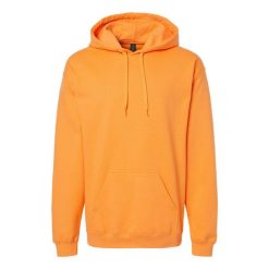 Bluza Z Kapturem Dla Dorosłych Unisex Softstyle Midweight. Czerwone bluzy męskie GILDAN, m, bez wzorów, bez ramiączek, z kapturem. Za 112.99 zł.