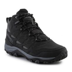 Buty Merrell West Rim Sport Mid Gtx J036519 czarne. Czarne obuwie trekkingowe damskie z gore-texu, bez zapięcia. Za 962.69 zł.