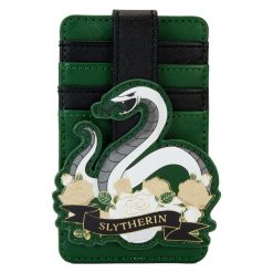 Portfel Loungefly LF WB HARRY POTTER SLYTHERIN HOUSE TATTOO CARD HOLDER HPWA0169. Zielone portfele męskie LOUNGEFLY, bez wzorów, z materiału. Za 79.00 zł.
