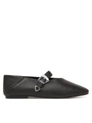 Tommy Jeans Baleriny Tjw Ballerina Nappa Leather EN0EN03043 Czarny. Czarne balerinki damskie Tommy Jeans, bez wzorów, z jeansu, bez obcasa, bez zapięcia. Za 449.99 zł.
