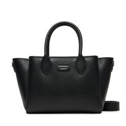 Torebka Emporio Armani. Czarne shopperki damskie Emporio Armani, bez wzorów, bez dodatków. Za 1,349.00 zł.
