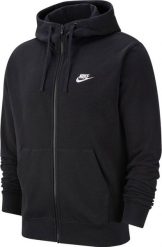 Nike Bluza Nike Sportswear Club Men's Full-Zip Hoodie BV2648 010 BV2648 010 czarny L. Czarne bluzy męskie Nike, l, bez wzorów, bez kaptura. Za 296.25 zł.