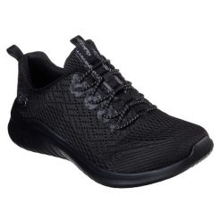 Buty sportowe damskie, Ultra Flex 2.0 - Lite-Groove. Czarne obuwie sportowe damskie Skechers, bez wzorów, bez zapięcia. Za 229.99 zł.