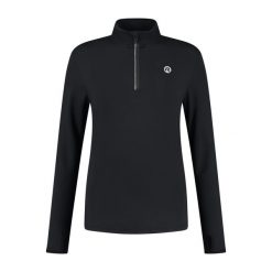 Bluza damska do biegania Rogelli Carina 2.0. Czarne bluzy damskie Rogelli, l, bez wzorów, sportowe, bez ramiączek, bez kaptura. Za 183.00 zł.