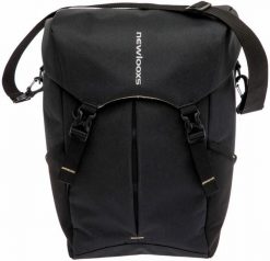 Torba na bagażnik „Sports”, czarna. Czarne torby na ramię męskie NEW LOOXS, z poliesteru, na ramię, małe. Za 347.10 zł.