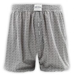 Bokserki Luźne, Czarno-Białe Majtki z Rozporkiem na Guziki, 100% Bawełna, Męskie -Pako Jeans. Białe bokserki męskie Pako Jeans, bez wzorów, z bawełny. Za 33.00 zł.