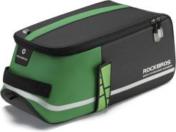 Wodoodporna torba na bagażnik tylny 4 L, odblaskowa. Czarne torby na ramię męskie ROCKBROS, z materiału, na ramię. Za 214.00 zł.