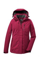 Kurtka damska Killtec KOW 140 WMN JCKT. Czerwone kurtki sportowe damskie KILLTEC, bez wzorów, z materiału, bez ramiączek, trekkingowe. Za 669.99 zł.