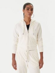 Juicy Couture Bluza Madison JCWAS225306 Beżowy Slim Fit. Brązowe bluzy damskie Juicy Couture, m, bez wzorów, z syntetyku, bez ramiączek, bez kaptura. Za 249.99 zł.