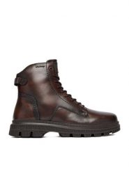 G-Star Raw Trzewiki EO-HULK-02 MI24 Brązowy. Brązowe botki męskie G-Star Raw, bez wzorów, ze skóry, retro, bez obcasa, bez zapięcia. Za 449.99 zł.