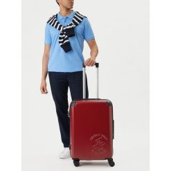 Walizka średnia Beverly Hills Polo Club. Czerwone walizki damskie Beverly Hills Polo Club, bez wzorów, średnie. Za 359.99 zł.