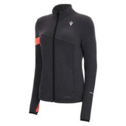 Bluza damska zapinana na zamek Macron FCC Aura 3D Stretcher. Brązowe bluzy damskie Macron, bez wzorów, bez ramiączek, bez kaptura. Za 354.55 zł.