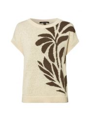 Comma Sweter Kobiety beżowy, 34. Brązowe swetry nierozpinane damskie comma, uniwersalny, bez wzorów, z bawełny, bez kołnierzyka, bez ramiączek. Za 279.95 zł.