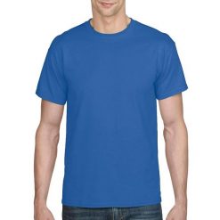Koszulka DryBlend Unisex Dla Dorosłych. Niebieskie bluzki damskie GILDAN, xl, bez wzorów, sportowe, bez kołnierzyka, bez ramiączek. Za 47.99 zł.