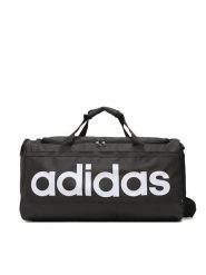 Adidas Torba sportowa Essentials Linear Duffel Bag Medium HT4743 Czarny. Czarne torby sportowe męskie Adidas, bez wzorów, z materiału. Za 99.99 zł.