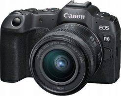 Aparat Canon EOS R8 + RF 24-50 mm f/4.5-6.3 IS STM (5803C013). Aparaty bezlusterkowce Canon. Za 6,653.99 zł.
