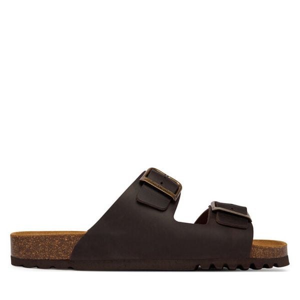 Klapki Scholl. Czarne klapki męskie Scholl, bez wzorów, bez zapięcia. Za 379.99 zł.