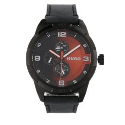 Zegarek HUGO. Czarne zegarki męskie Hugo, bez wzorów. Za 809.99 zł.