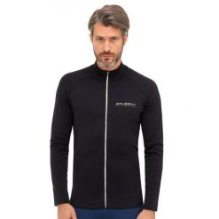 Bluza dresowa termoaktywna rozpinana męska Brubeck Athletic. Niebieskie bluzy męskie Brubeck, l, bez wzorów, z dresówki, bez ramiączek, bez kaptura. Za 239.99 zł.