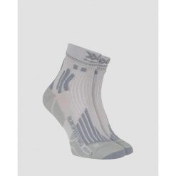 Skarpety biegowe X-Socks Run Speed Two 4.0. Szare skarpetki damskie X-Socks, bez wzorów. Za 129.99 zł.
