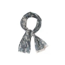 Szal maskujący z siatki MESH 155x48 cm. Brązowe szaliki męskie CAMOUFLAGE, bez wzorów, z meshu. Za 27.99 zł.